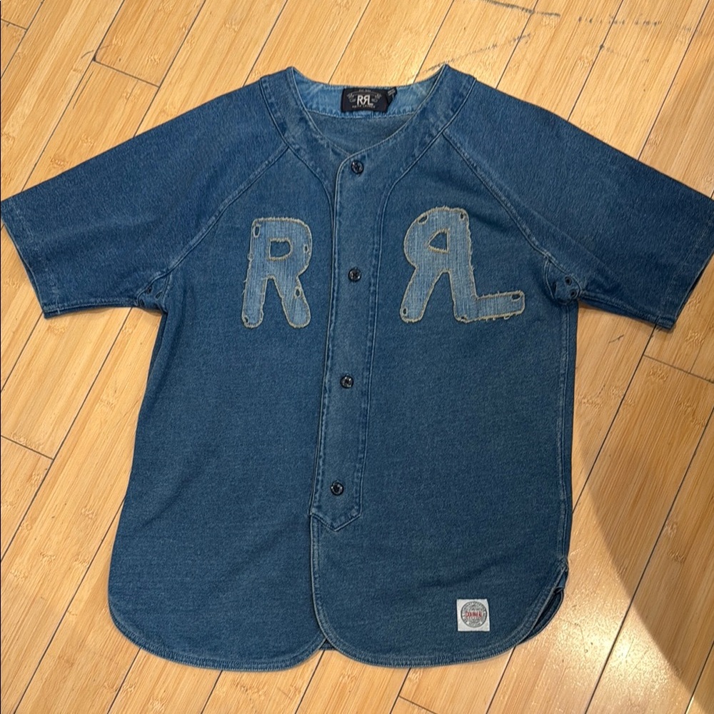 Ralph Lauren Double RL Indigo Baseball Jersey
